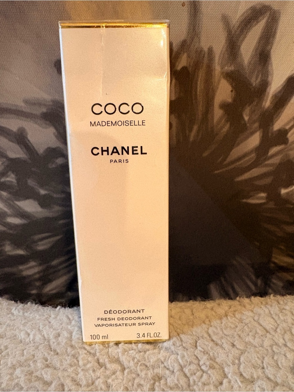 CHANEL Coco Mademoiselle White & Gold Deodorant Spray
